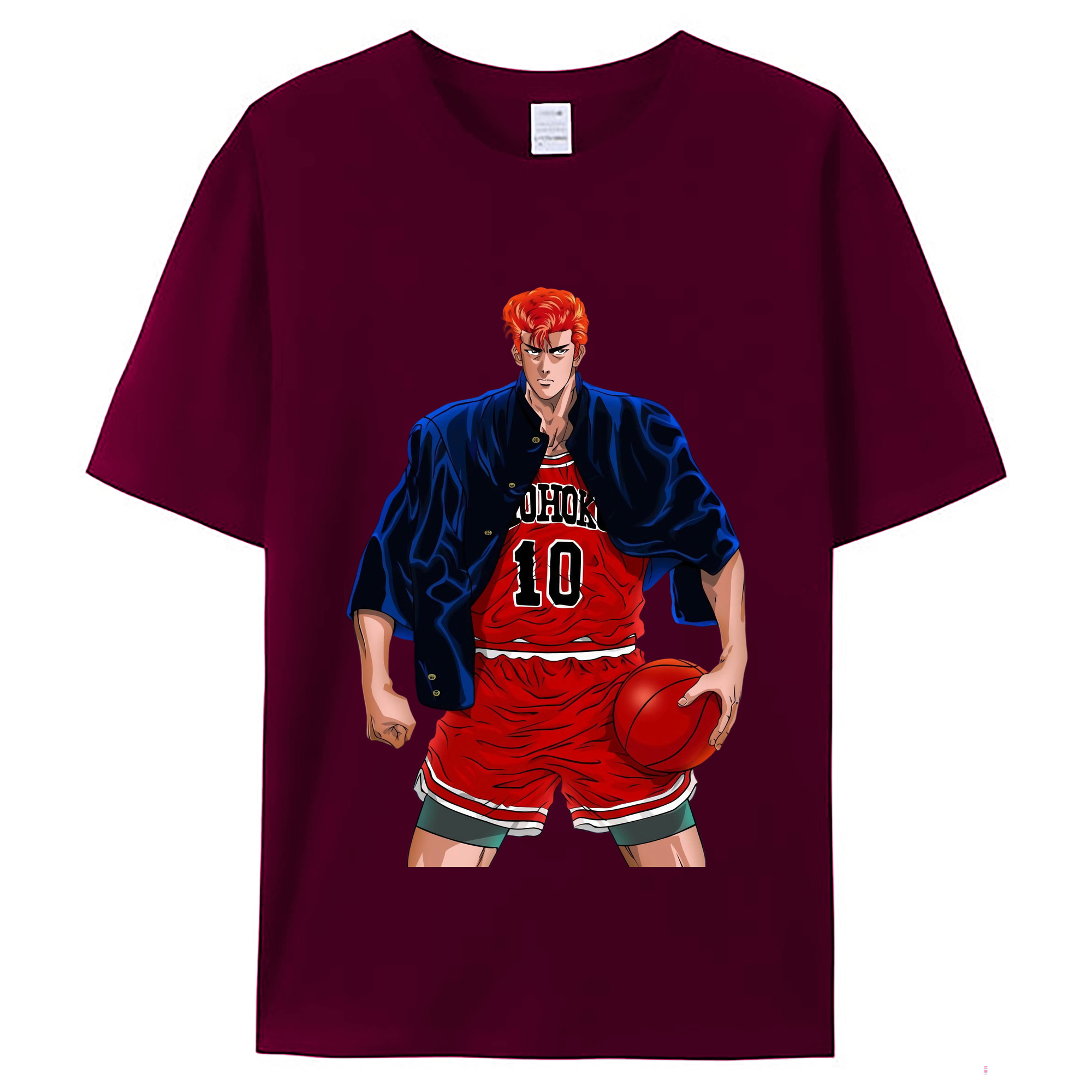 （画像用） SLAM DUNK／スラムダンク レディースカジュアルプリントTシャツ（綿100％）